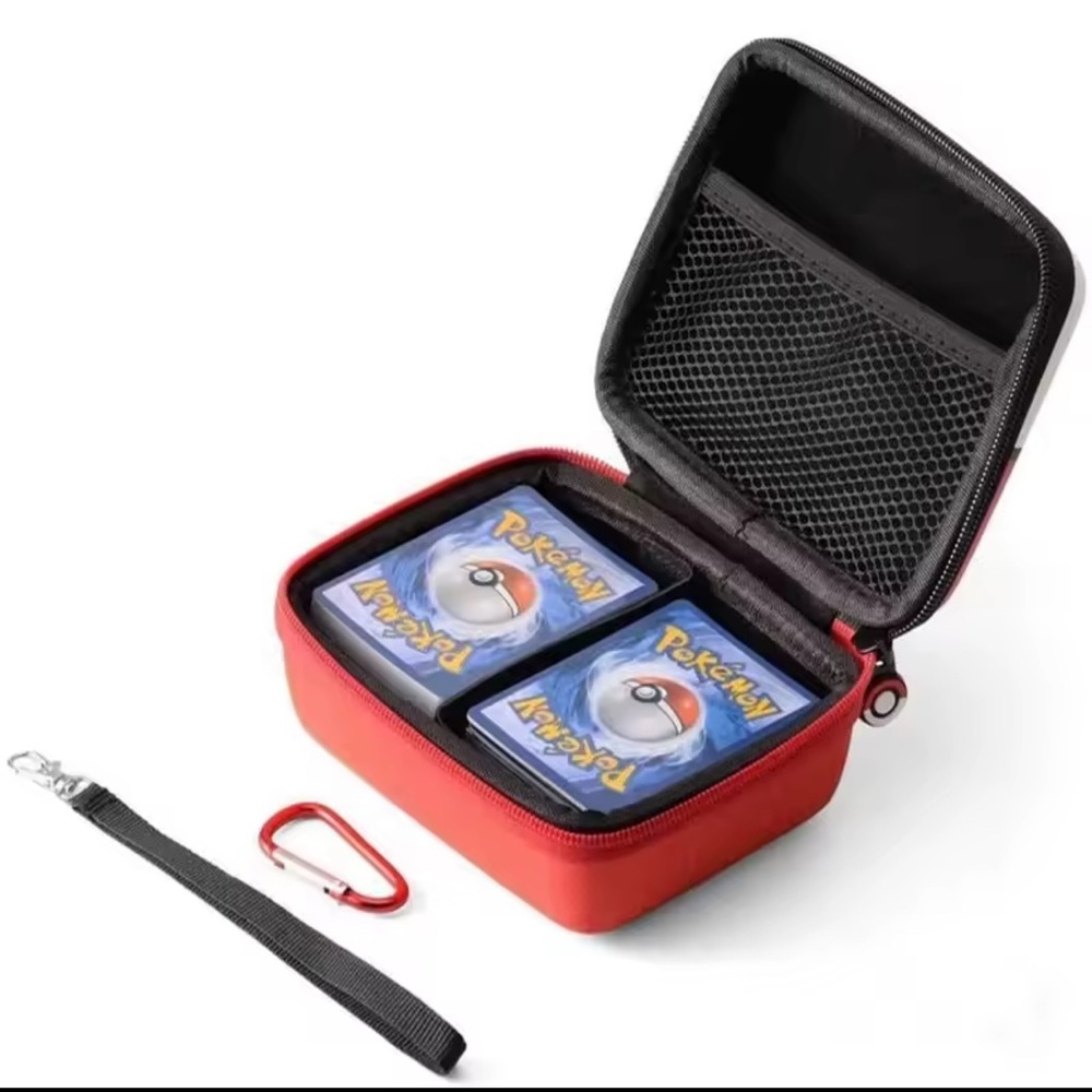 Storage Case  PTCG Pokémon Trading Cards Hard Shell Storage Box 400 Card Unisex - Picture 9 of 9